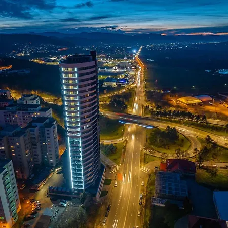 Apartmán The Skytower - Your Panoramic Life Kluž